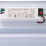 Geöffnete, weiße LED-Feuchtraumleuchte Strip 11W, Details der Elektronik sichtbar.