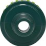 Detailaufnahme: Grüner Schlauchverbinder aus dem 4-teiligen Grundausstattungs-Set für Gartenschläuche.
