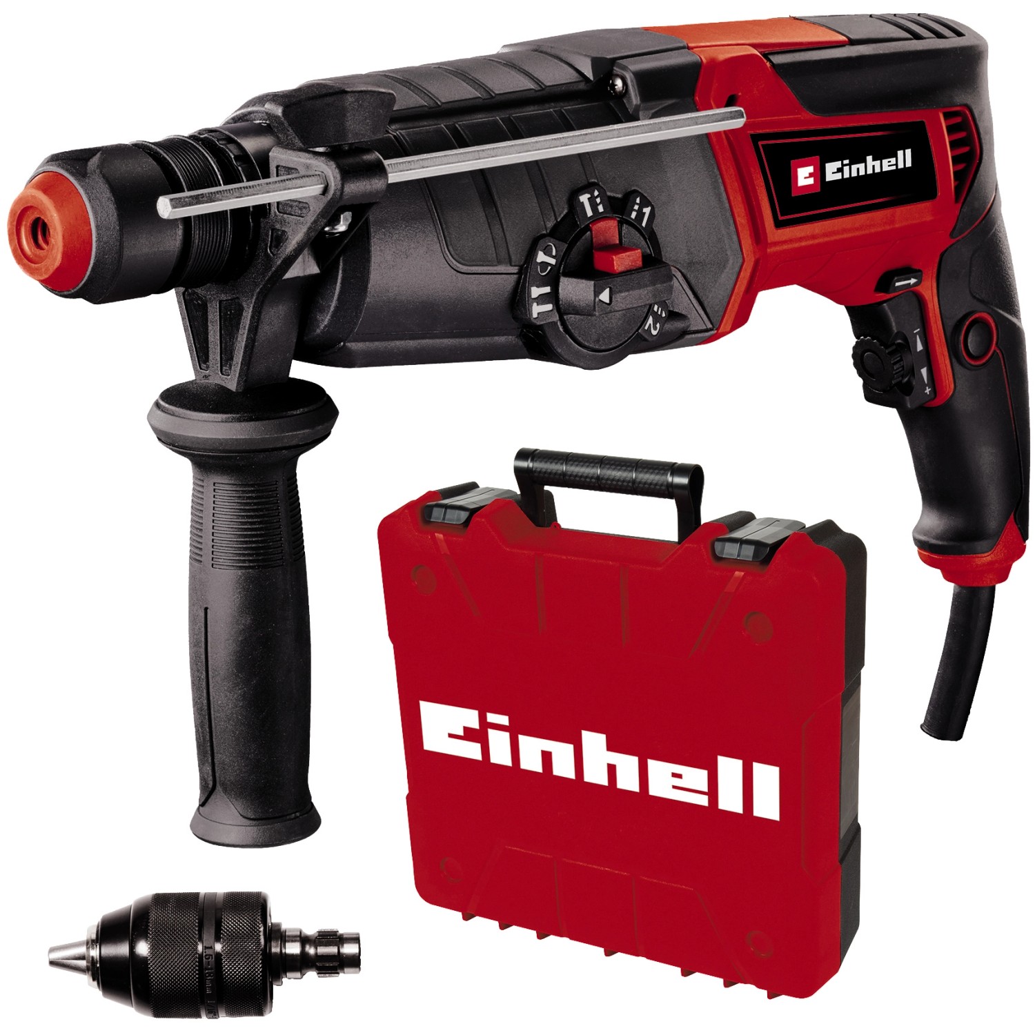 Einhell 950 W Bohrhammer TE-RH 950 5F inkl. Tiefenanschlag mit Koffer