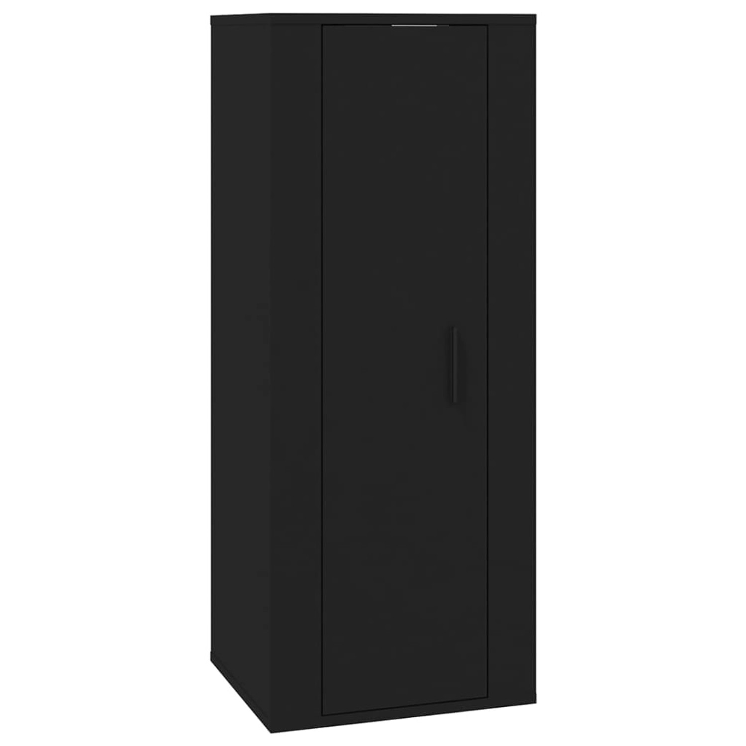 Vidaxl Tv-wandschrank Schwarz 40x34,5x100 Cm günstig online kaufen