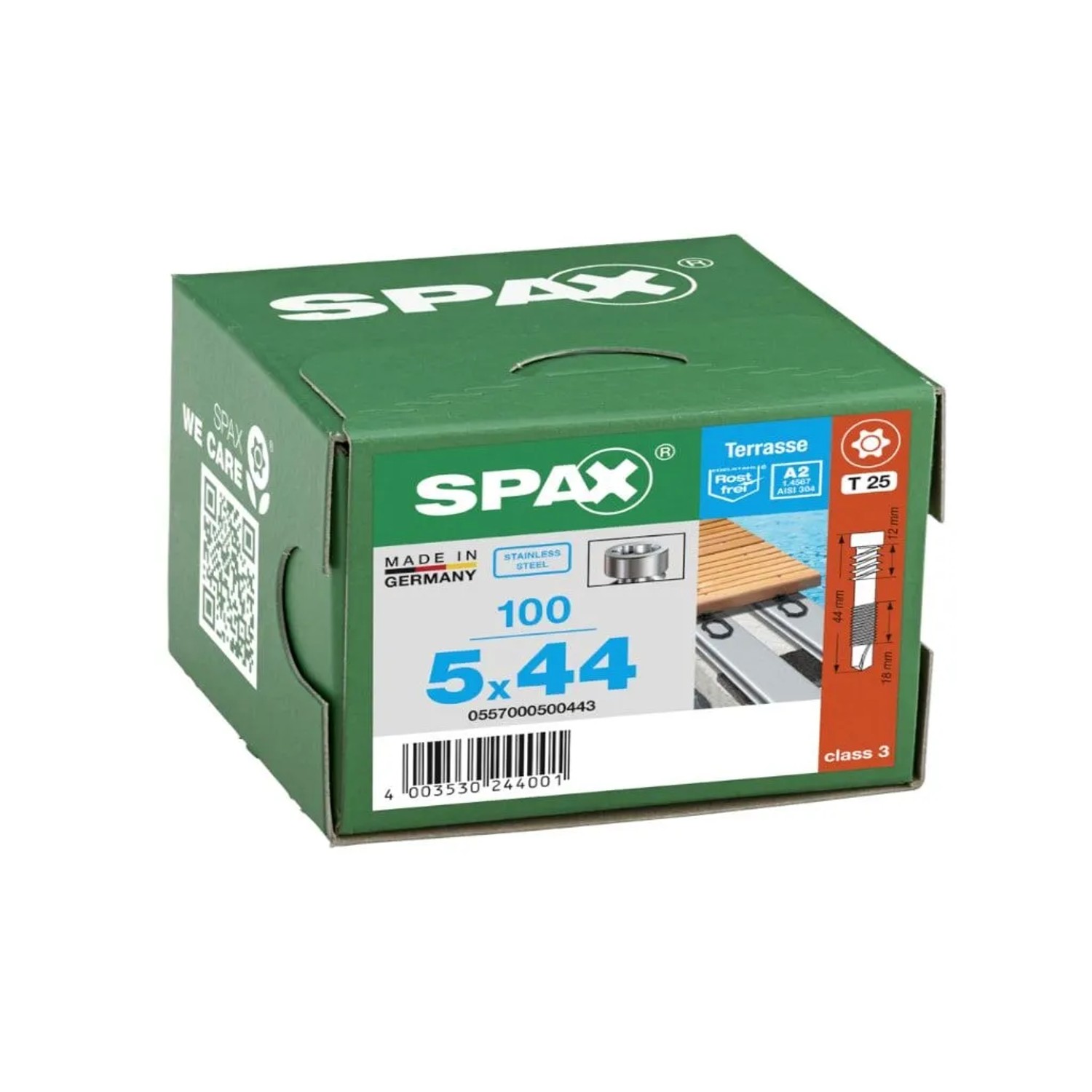 Spax Terrassenschraube A2 Edelstahl