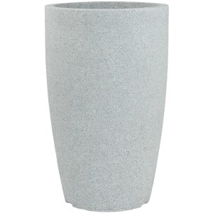 Grauer Pflanzwerk® Pflanzkübel Pipe, Ø 53 cm, Höhe 77 cm, aus Kunststoff.