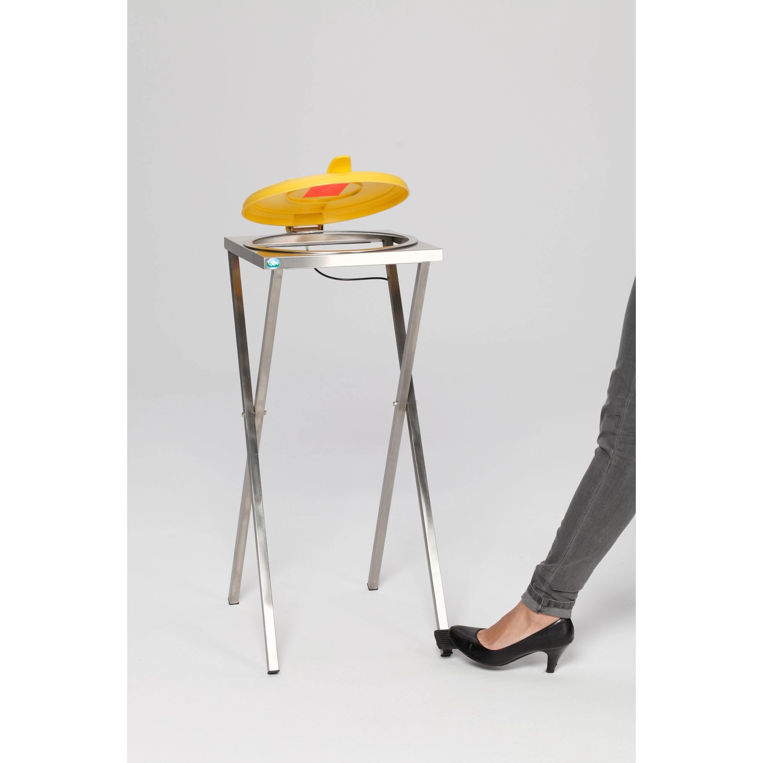 PROREGAL Robuster Scherenständer Mit Klemmring Fußpedal Für 120 Liter Sack günstig online kaufen