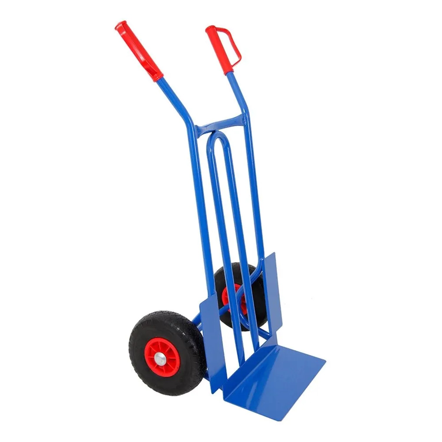 PROREGAL Sackkarre Rhino XL Schaufel HxBxT 104 x 60 x 50 cm Tragkraft 250kg Pannensichere Räder Blau