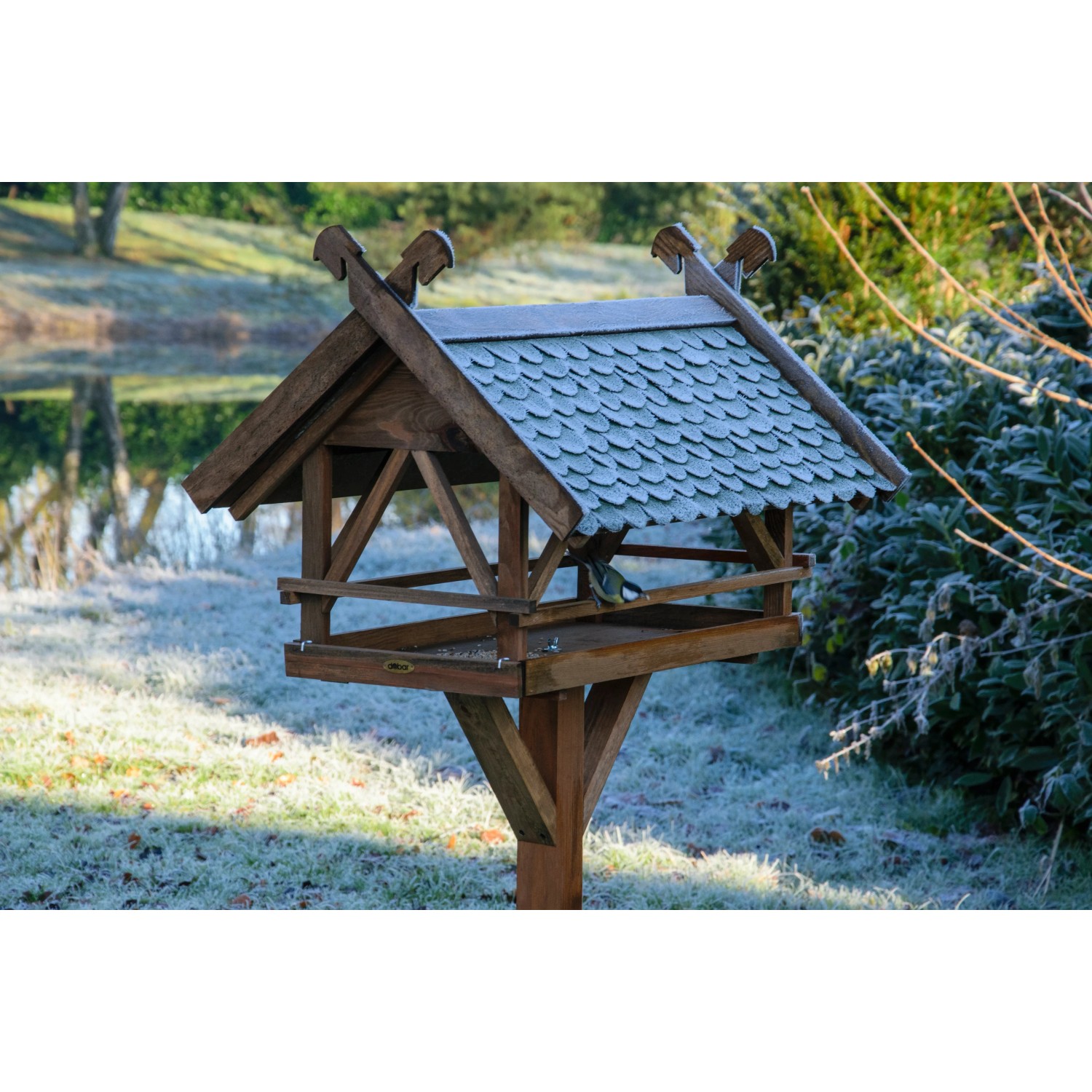 BS Toys GA039 Vogelhaus Zum Bemalen – 10x10x13 Cm, Aus Holz, Leer