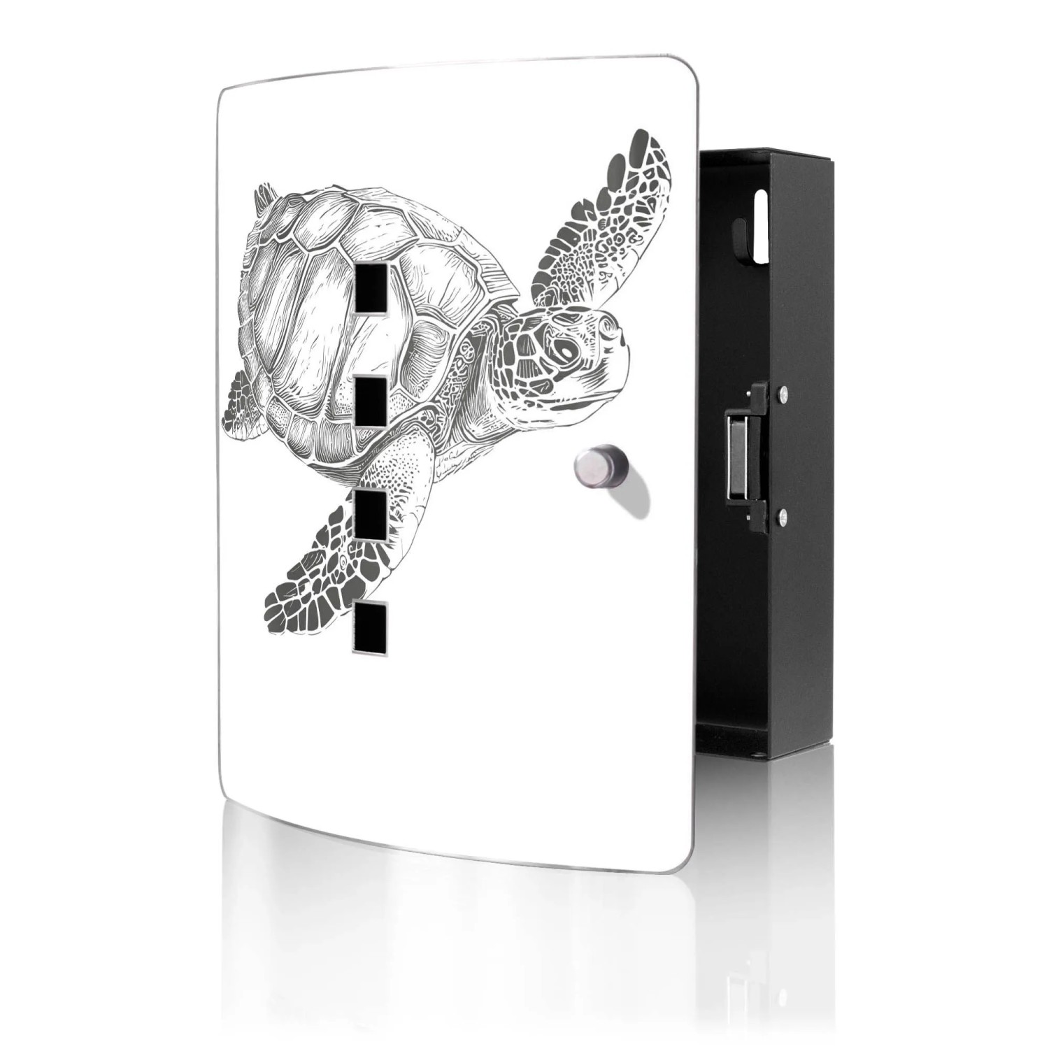 Banjado Design Schlüsselkasten Aus Edelstahl Für 10 Schlüssel 24x21,5x7cm M günstig online kaufen