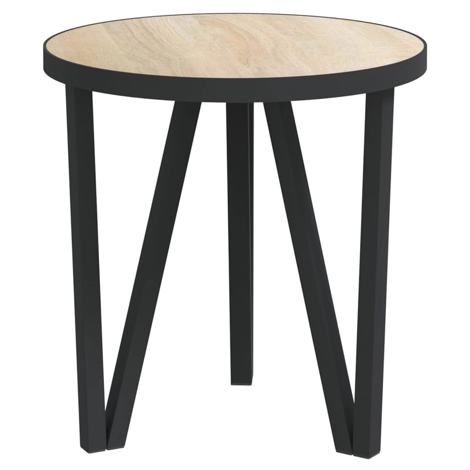 vidaXL Beistelltisch Sonoma-Eiche Ø35 cm MDF 331666 günstig online kaufen