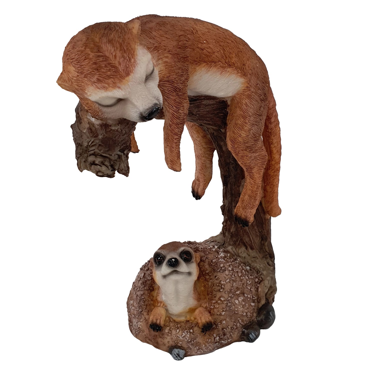 Dekofigur Erdmännchen Schlafend Klein 24 cm günstig online kaufen