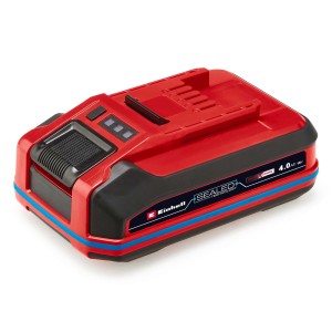 Einhell Akku 18V 4,0 Ah Power X-Change Plus, rot, für Elektrowerkzeuge. Staub- und wassergeschützt.