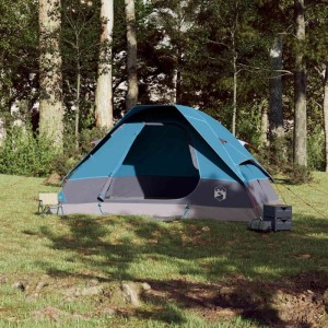 Furnicato Familienzelt Kuppelzelt Blau 335 X 273 X 183 Cm