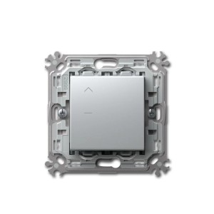 TEM MODUL PLUS Jalousien Schalter Silber 250V16AUP