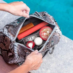 Relaxdays Taschenorganizer Filz Dunkelgrau Mit Fächern 17,5 cm x 32 cm x 20 cm 0,33 kg