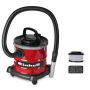Einhell Aschesauger TC-AV 2032 DW: Roter Aschesauger mit Schlauch, Rohr und Filtern. Ideal für Kamin, Ofen und Grill.