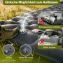 Graue Sekey Isomatte mit integrierter Fußpumpe. Ein Fuß pumpt die Camping-Schlafmatte auf. Ideal für Camping & Outdoor.
