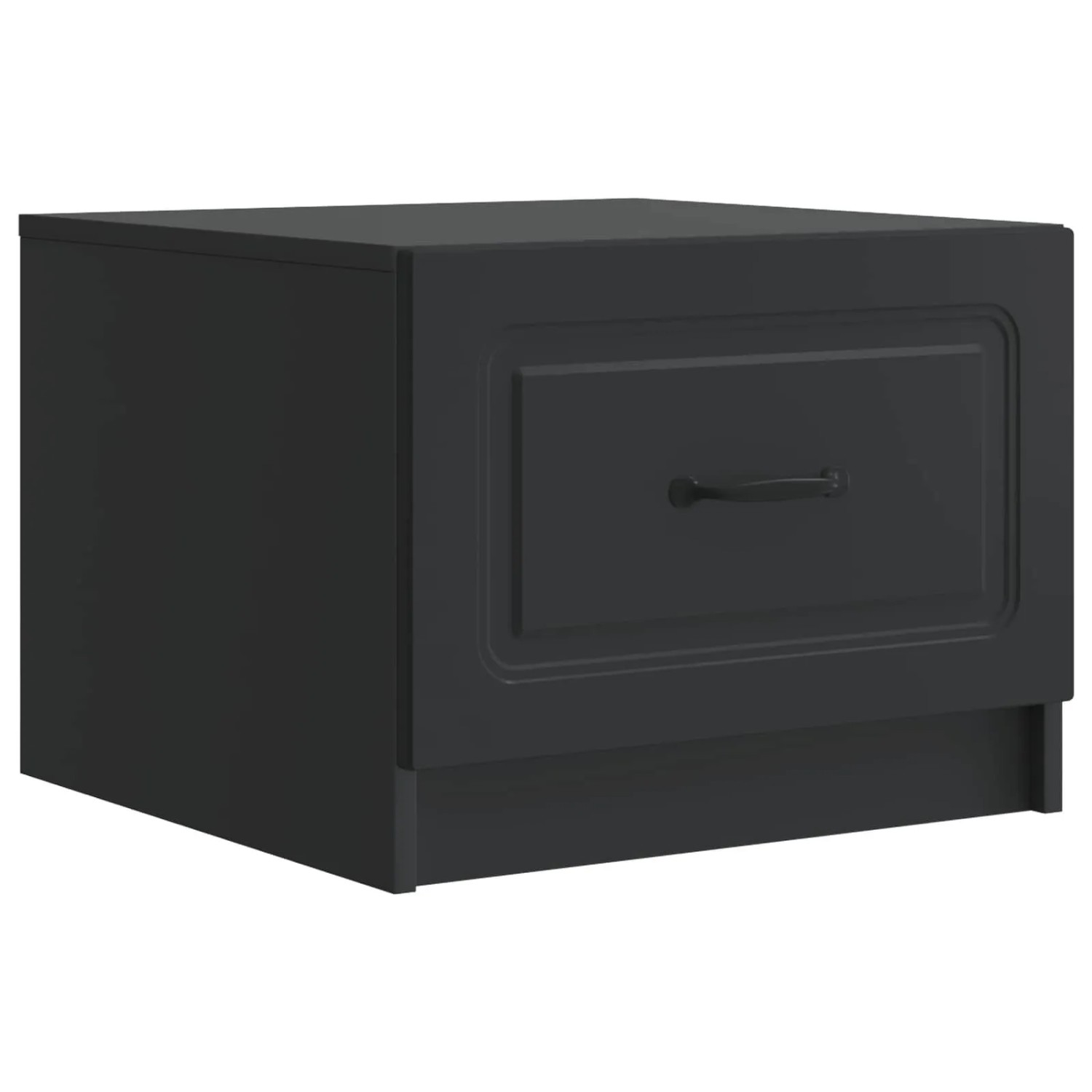 vidaXL Couchtisch mit Schubladen Schwarz 49 x 50 x 37 cm Holzwerkstoff 895886