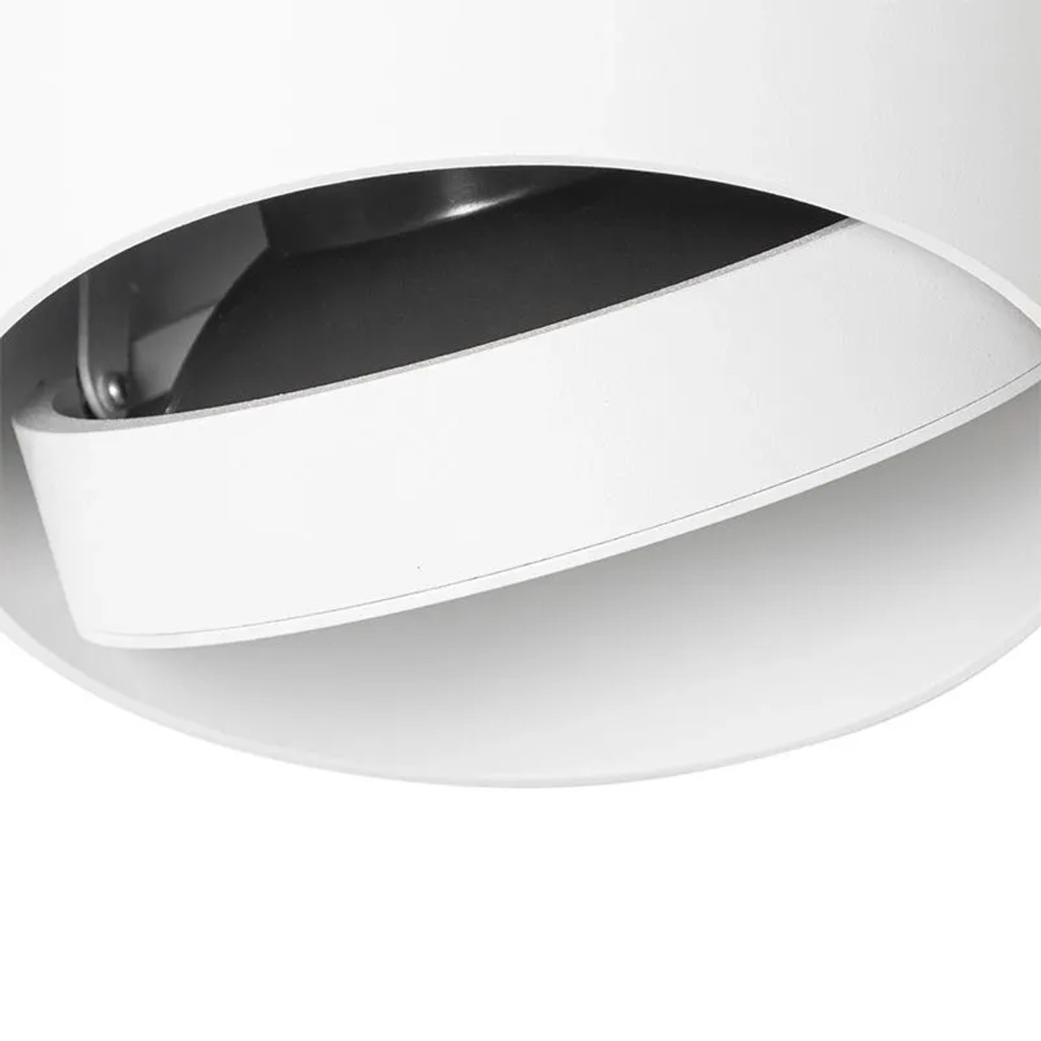 QAZQA Design Aufbaustrahler Weiß GU10 111mm Impact_3