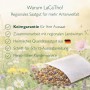 LaCaTho Nachtfalter Mischung Samen: Vorteile wie Keimgarantie, regionales Qualitätssaatgut aus Deutschland, Anleitung. Offene Packung mit Wildblumensamen.