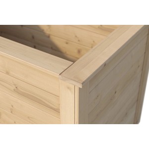 Detailansicht des GH Killarney HB 235Nat Holzhochbeets aus Fichtenholz.