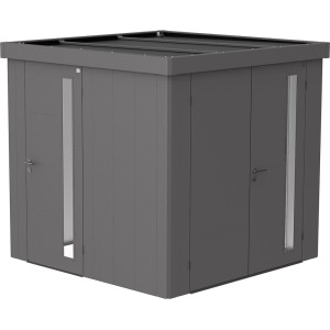 Biohort Zusatztür für Neo Gerätehaus in Quarzgrau-Metallic.