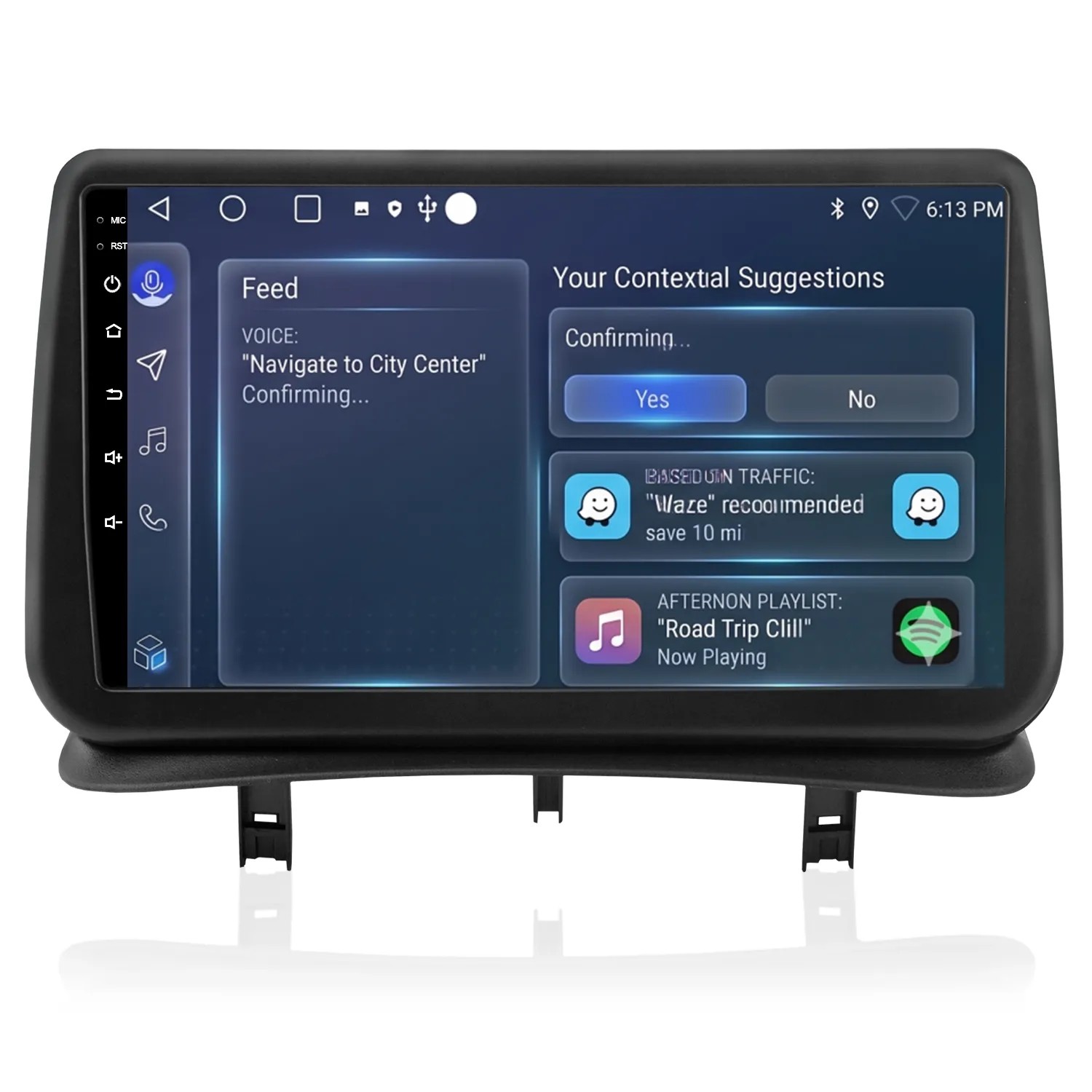 Image of Junsun 9 Zoll Autoradio Für Renault Clio 3 2005 To 2014