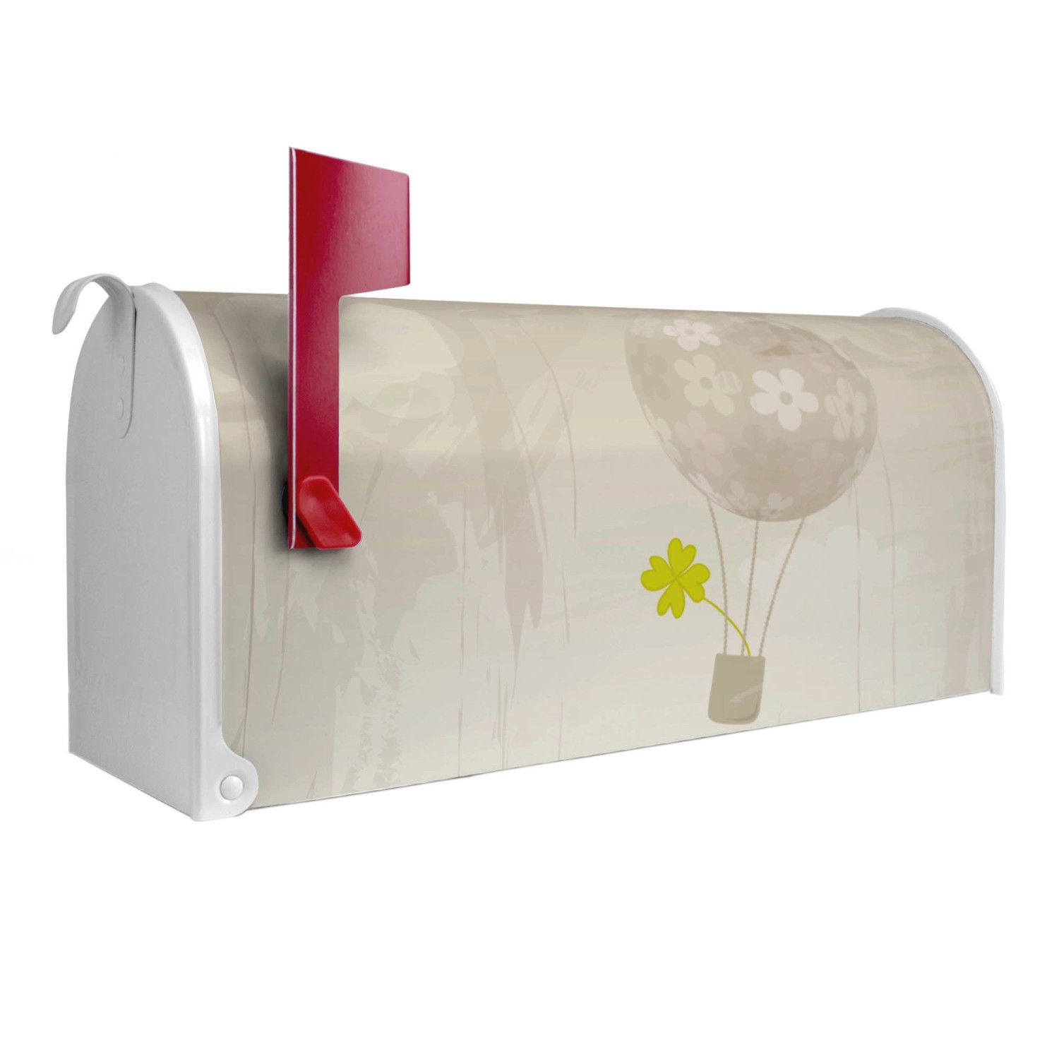 Banjado Amerikanischer Briefkasten Weiß 48x22x16cm US Mailbox Letterbox Pos günstig online kaufen