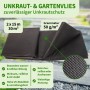 TTL GARDEN Unkrautvlies 50g/m² 2x15m 30m² Schwarz Gartenvlies Mulchvlies UV-stabil gegen Unkraut_2