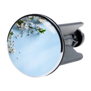 Sanilo Waschbeckenstöpsel Sakura mit Blumenmuster für alle Waschbecken.