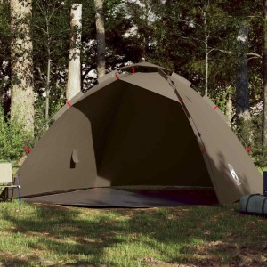 vidaXL Angelzelt 4 Personen Olivgrün Quick Release 4005323