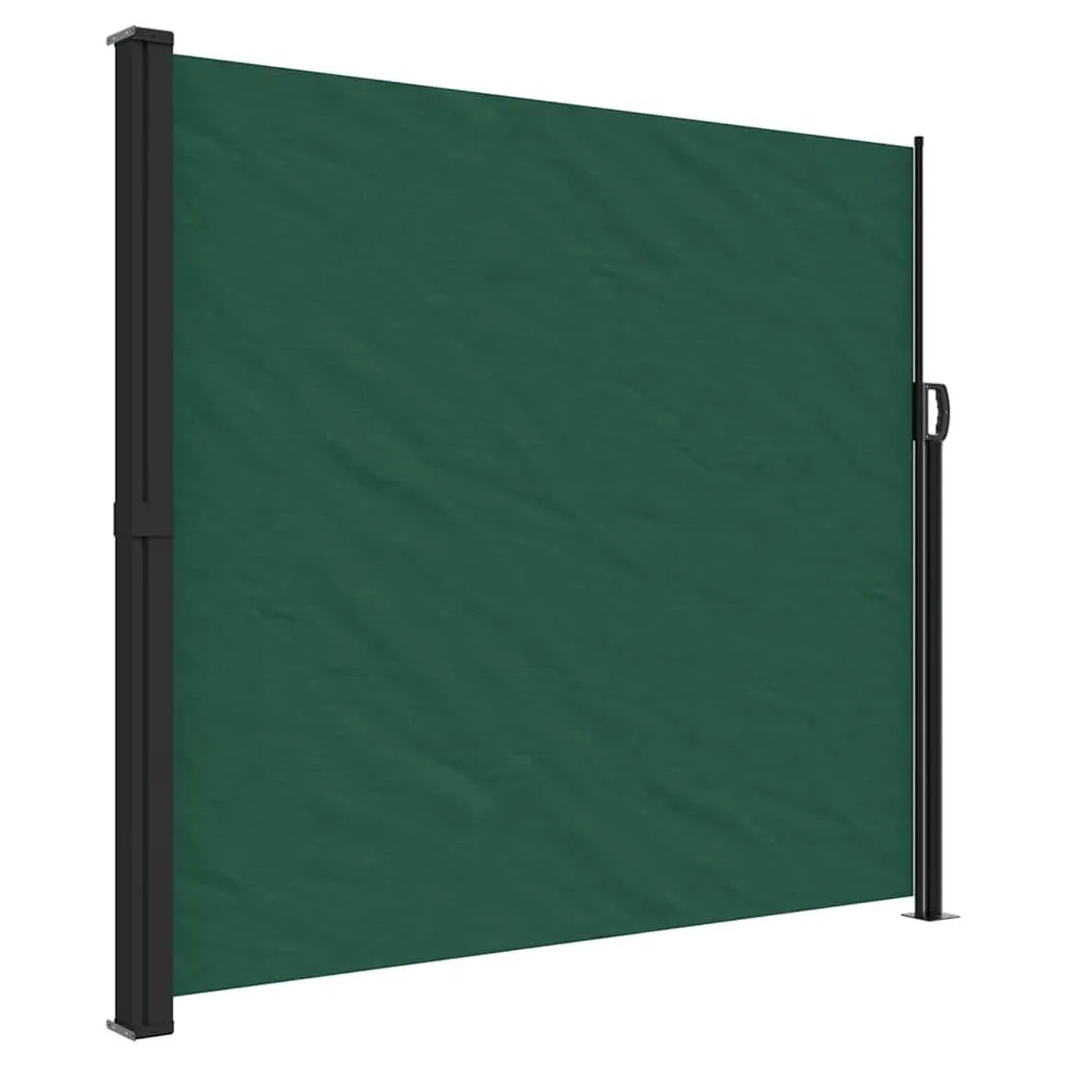 vidaXL Seitenmarkise Ausziehbar Dunkelgrün 180x600 cm 4004545