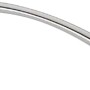 Glänzender, gebogener Möbelgriff 1042 aus Chrom für Schränke und Schubladen.