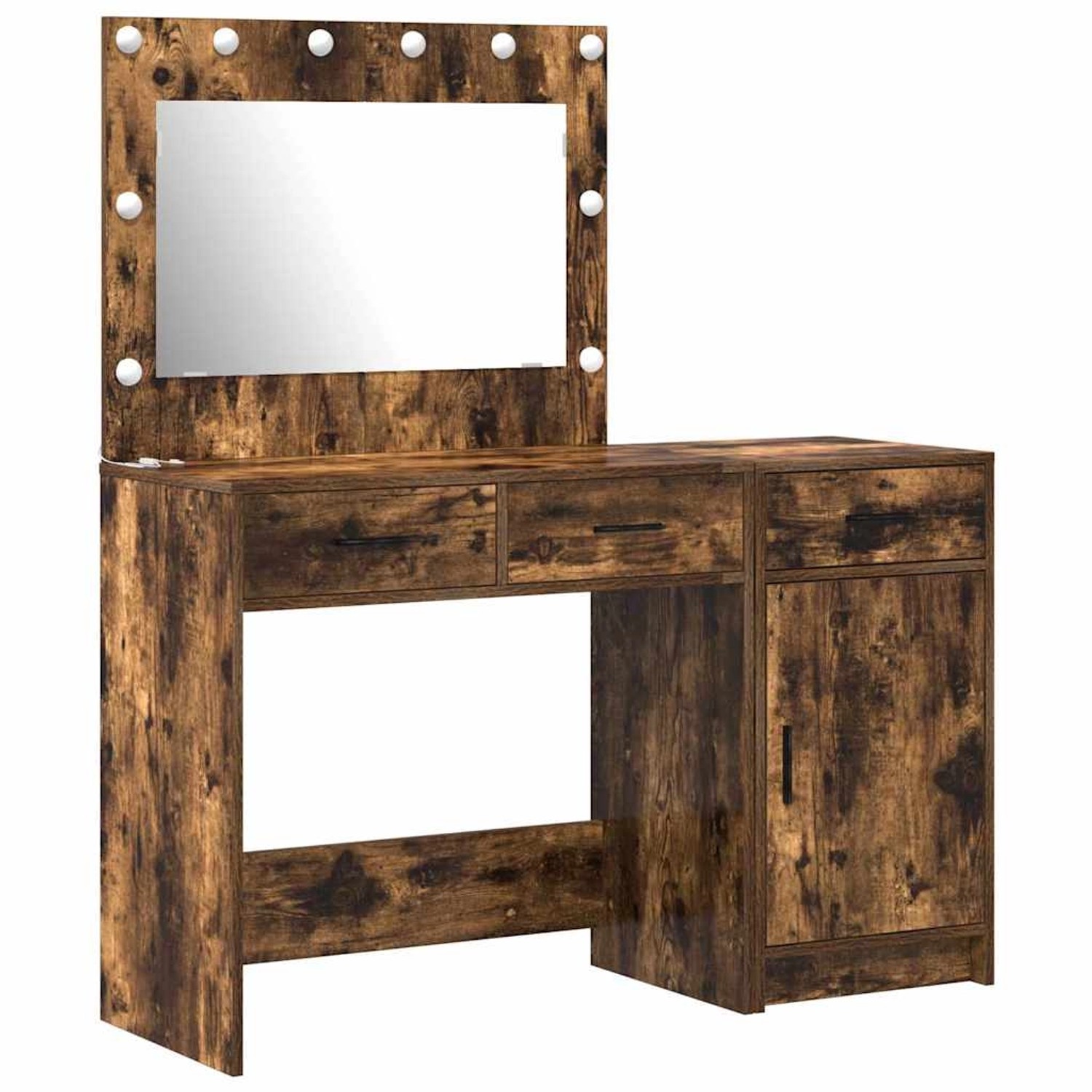 vidaXL Schminktisch mit Tür 2-Tlg Braun 40 x 41 x 75 cm Holzwerkstoff 33342 günstig online kaufen