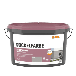 OBI Sockelfarbe Grau 5 l