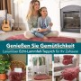 KARAT Schaffell Audrey in Marsala: Premium Lammfell als Teppich, Stuhlauflage und Deko.