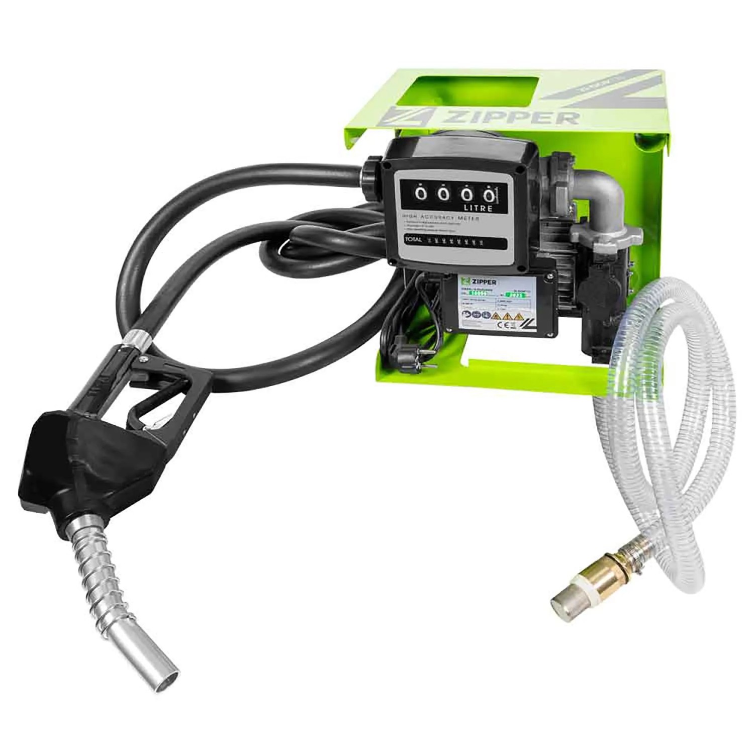 Zipper Diesel- & Ölpumpe ZI-DOP720 Grün-Schwarz