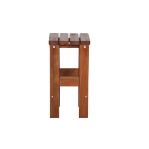 Brauner Fun Star Barhocker Tessin aus Kiefernholz, 76 cm hoch.