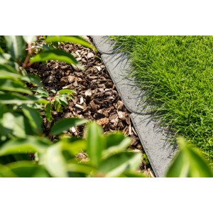 Diephaus Rasenmähkante 24 cm x 12 cm x 4 cm Grau