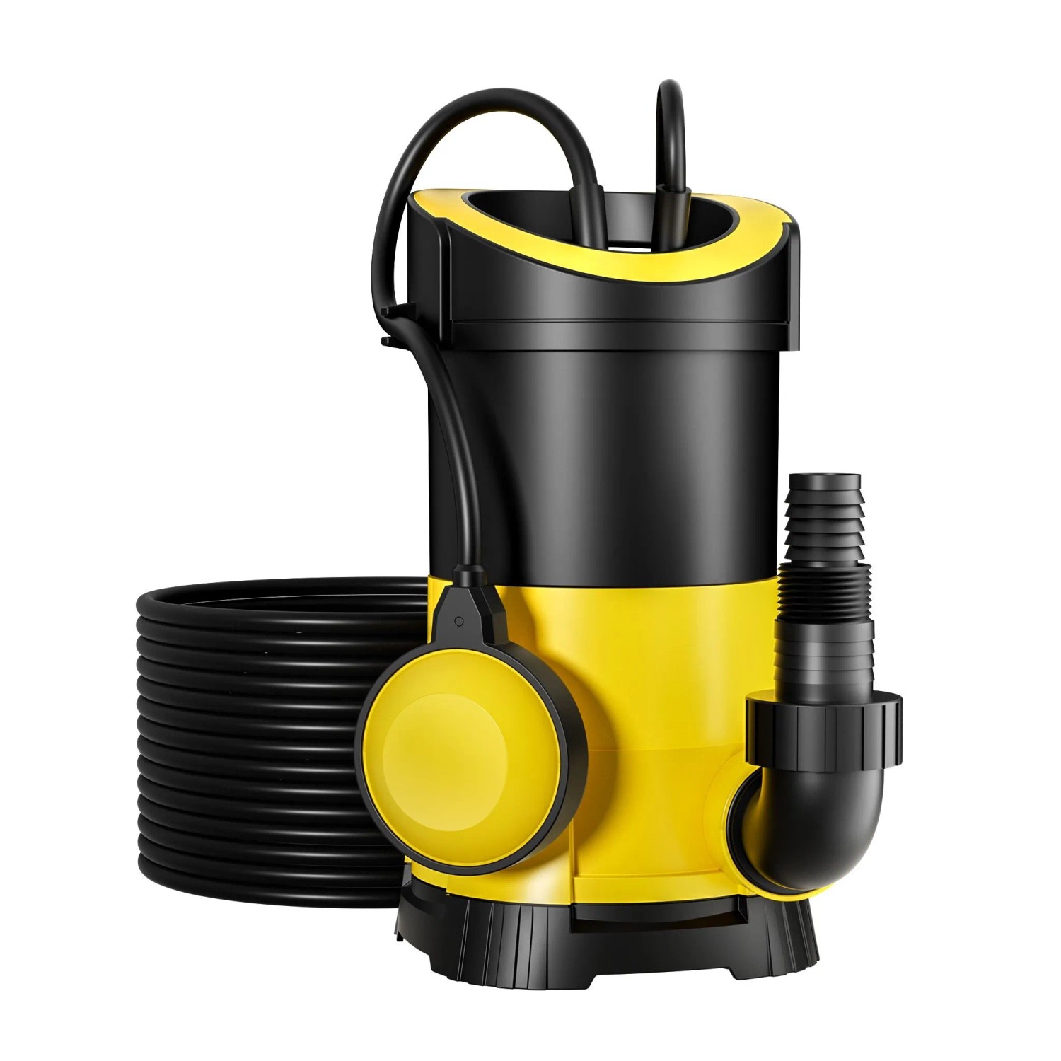Wiltec Schmutzwasserpumpe 400W Tauchpumpe Fäkalienpumpe Baupumpe Abwasserpumpe