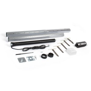 Avosdim Set: Motorisierte Achtkantwelle mit Kabelmotor (20 Nm, 2500 mm) und Zubehör für Rollladensteuerung.