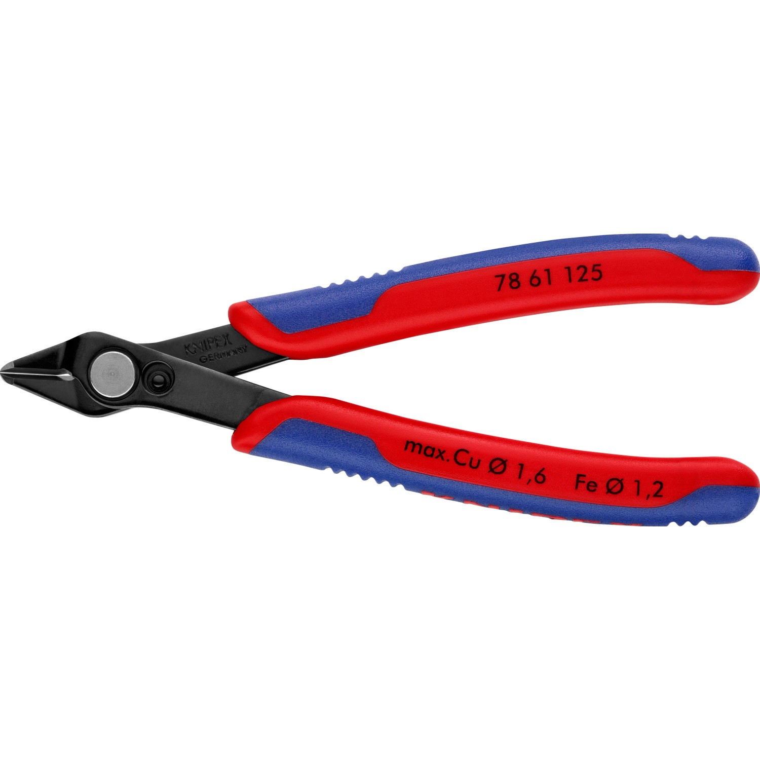 Knipex Electronic Super Knips brüniert mit Mehrkomponenten-Hüllen 125 mm