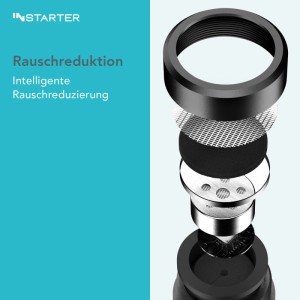 Instarter Cardioid Kamera Mikro 95X20X24Mm 3,5Mm Trs Batterielos Windschutz Dslr