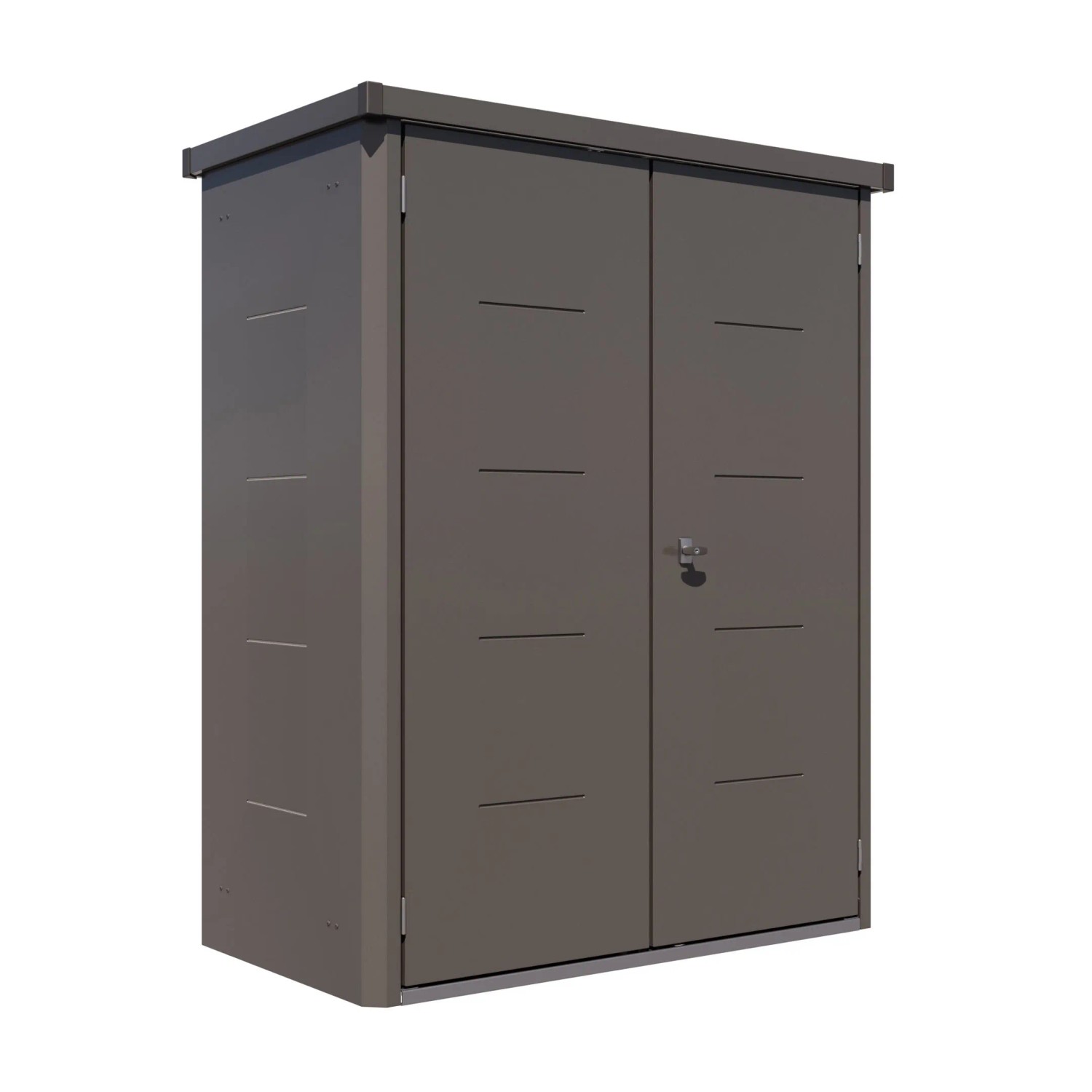 Gartenschrank Giarmadio 154 cm x 88 cm Anthrazit günstig online kaufen