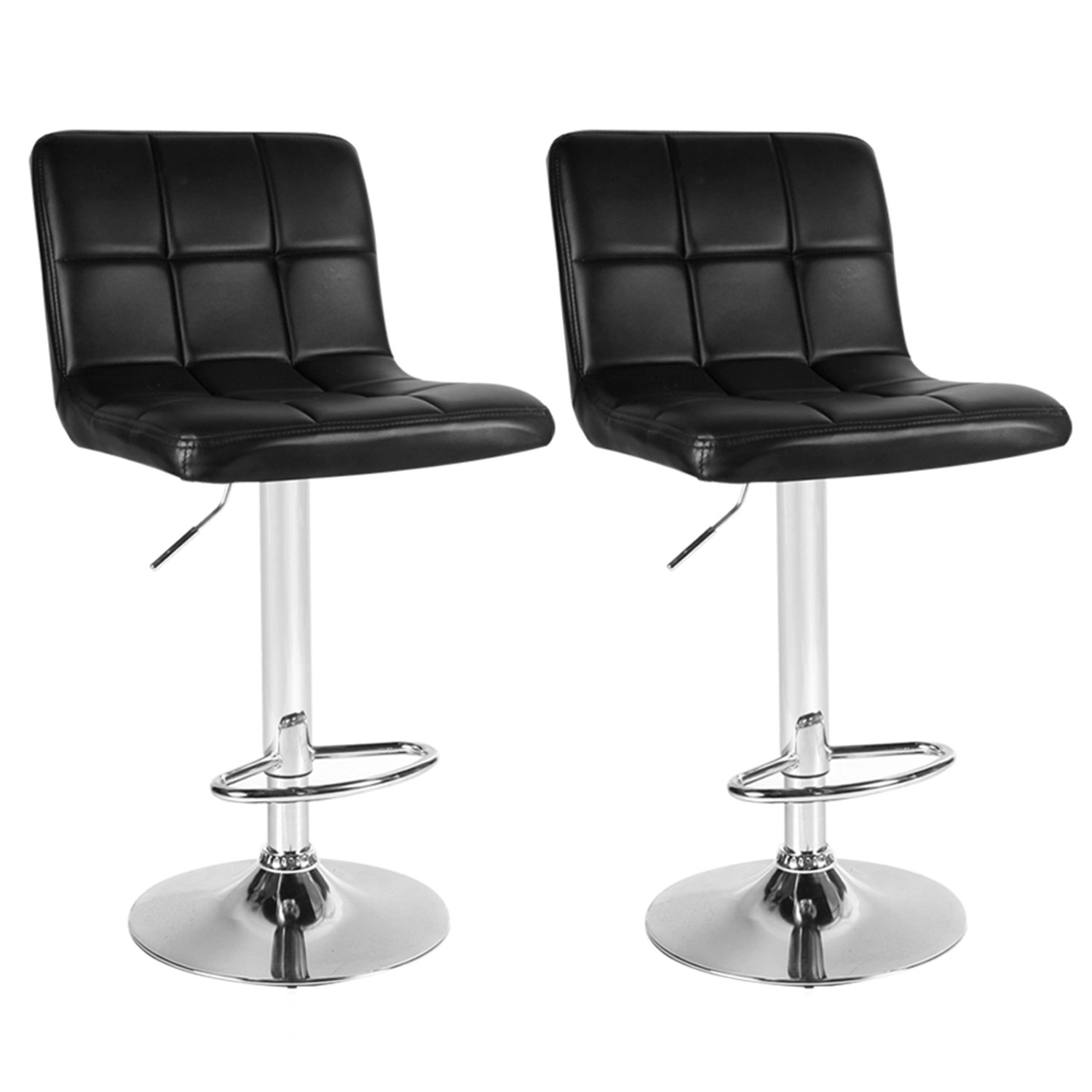 CCLIFE 2er Set Barhocker Hocker Höhenverstellbar 62cm-82cm Schwarz günstig online kaufen