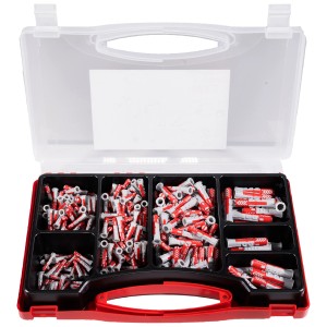 Fischer Meister-Box XL Wohnraum, 280-teiliges Dübel-Set in Kunststoffbox.