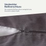 Detailaufnahme: Graue Bestlivings Kissenhülle Joy 60x60 mit verdecktem Reißverschluss.