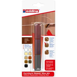 edding Möbel Reparaturwachs 8901 Mahagoni zum Ausbessern von Holzmöbeln.