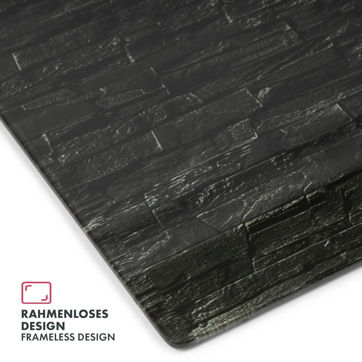Glas Magnettafel 10 X 50 Cm – Stylisches Memoboard Für Küche, Büro Oder Flur