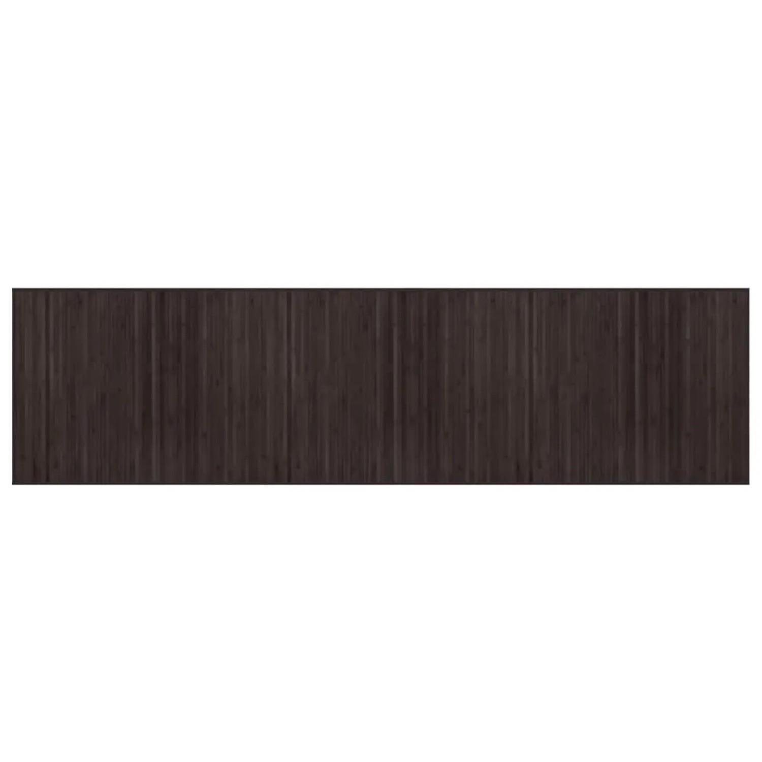 vidaXL Teppich Rechteckig Dunkelbraun 80x300 cm Bambus 376917 günstig online kaufen