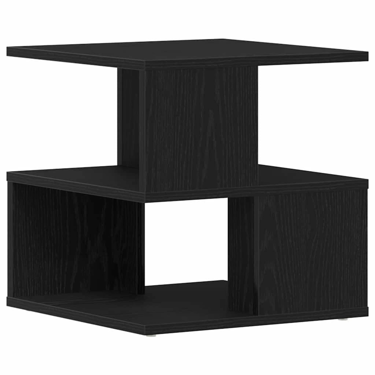 vidaXL Beistelltisch Schwarz Eichen-Optik 40 x 40 x 40 cm 862605 günstig online kaufen
