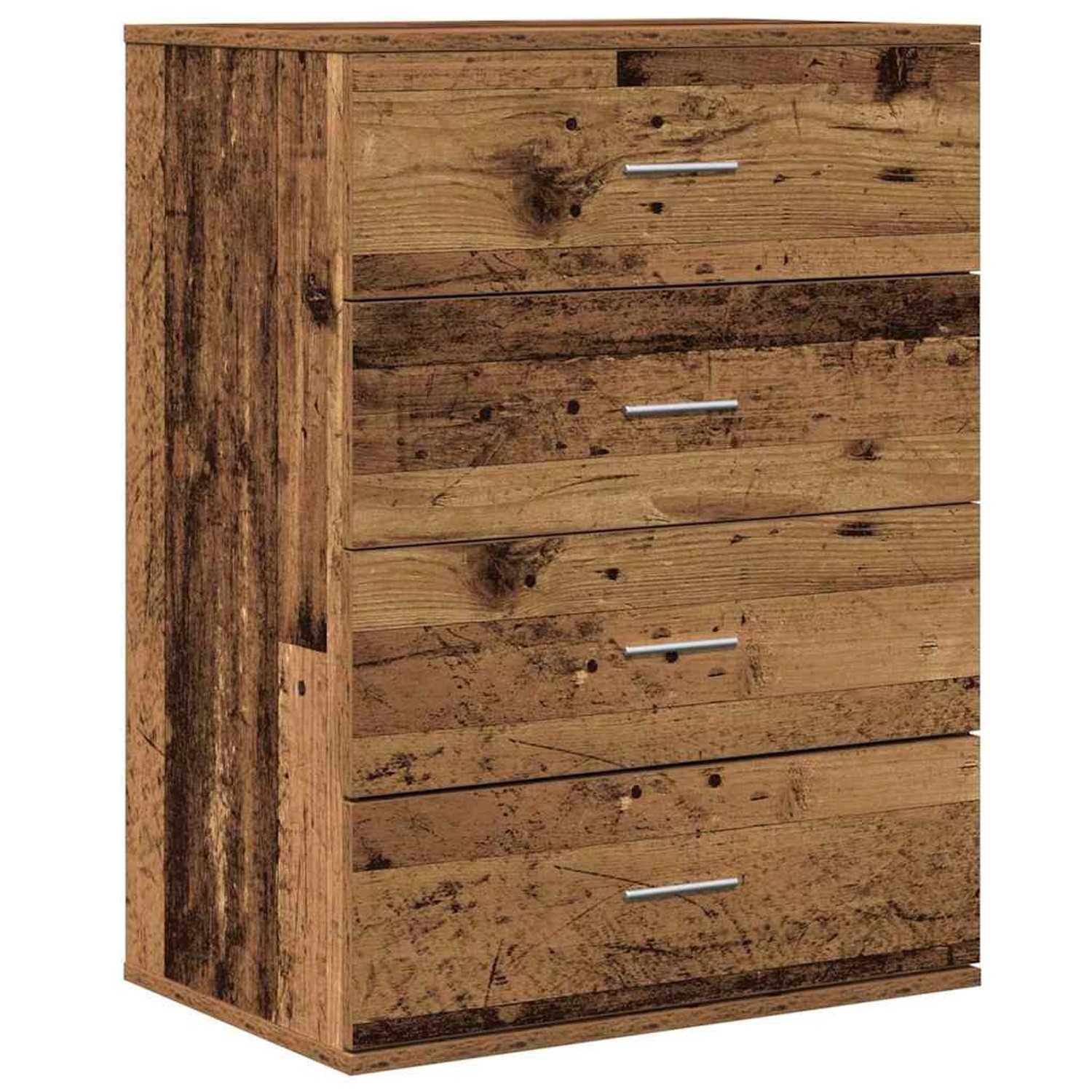 vidaXL Sideboard mit Schubladen Altholz 60 x 39 x 80 cm Holzwerkstoff 87143 günstig online kaufen