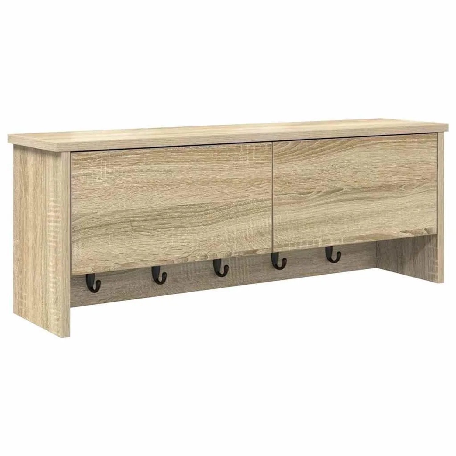 vidaXL Wandmontierter Nachttisch mit Tür Sonoma-Eiche 80 x 20 x 30 cm 874341